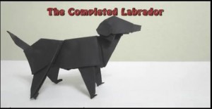 origami labrador